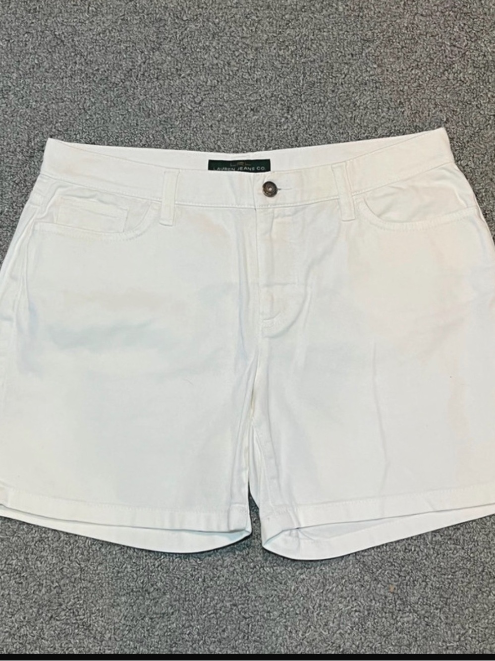 Lauren Ralph Lauren White Denim Jean Shorts
